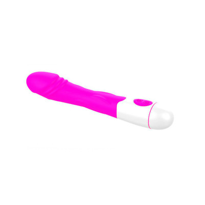 Foto 2 do produto Vibrador Recarregável com Ponta em Forma de Glande e 30 Modos de Vibração - Female Vibrator Schock - 19 x 3,2 cm | Disponível em 4 Cores