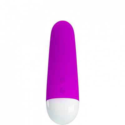 Foto 2 do produto Vibrador Estimulador de Ponto G com 30 Modos de Vibração, Ponta em Formato de Glande e Recarregável - Pretty Love Luther | 12,5 x 3,9 cm