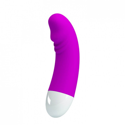 Foto 3 do produto Vibrador Estimulador de Ponto G com 30 Modos de Vibração, Ponta em Formato de Glande e Recarregável - Pretty Love Luther | 12,5 x 3,9 cm