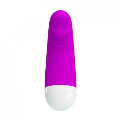 Foto 4 do produto Vibrador Estimulador de Ponto G com 30 Modos de Vibração, Ponta em Formato de Glande e Recarregável - Pretty Love Luther | 12,5 x 3,9 cm