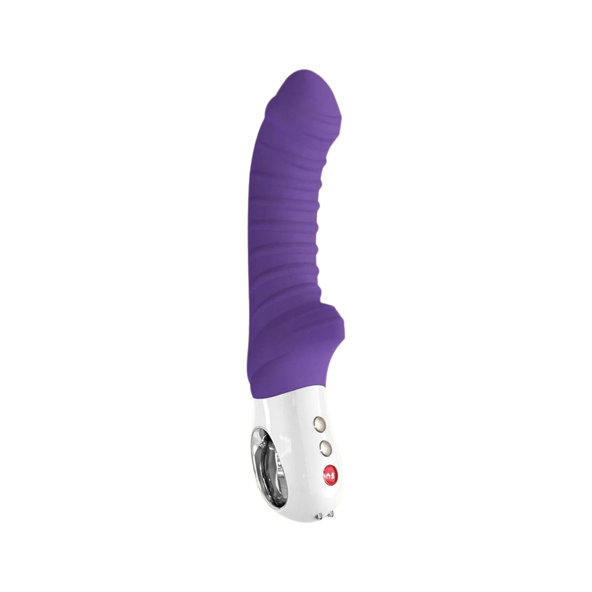 Vibrador Recarregável para Ponto G e Próstata com 6 Modos de Vibração e Texturas Massageadoras - Fun Factory Tiger | 10,5 x 2,8 cm | Disponível em 4 Cores - 2