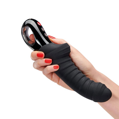 Foto 8 do produto Vibrador Recarregável para Ponto G e Próstata com 6 Modos de Vibração e Texturas Massageadoras - Fun Factory Tiger | 10,5 x 2,8 cm | Disponível em 4 Cores