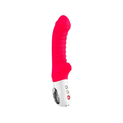 Foto 14 do produto Vibrador Recarregável para Ponto G e Próstata com 6 Modos de Vibração e Texturas Massageadoras - Fun Factory Tiger | 10,5 x 2,8 cm | Disponível em 4 Cores