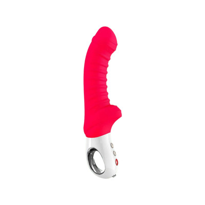 Foto 15 do produto Vibrador Recarregável para Ponto G e Próstata com 6 Modos de Vibração e Texturas Massageadoras - Fun Factory Tiger | 10,5 x 2,8 cm | Disponível em 4 Cores