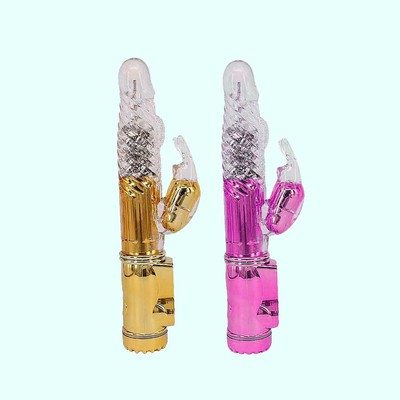 Foto 1 do produto Vibrador Recarregável com 8 Intensidades de Rotação, 36 Modos de Vibração e Estimulador Clitoriano - Sexy Import | 23 x 3 cm | Disponível em 2 Cores