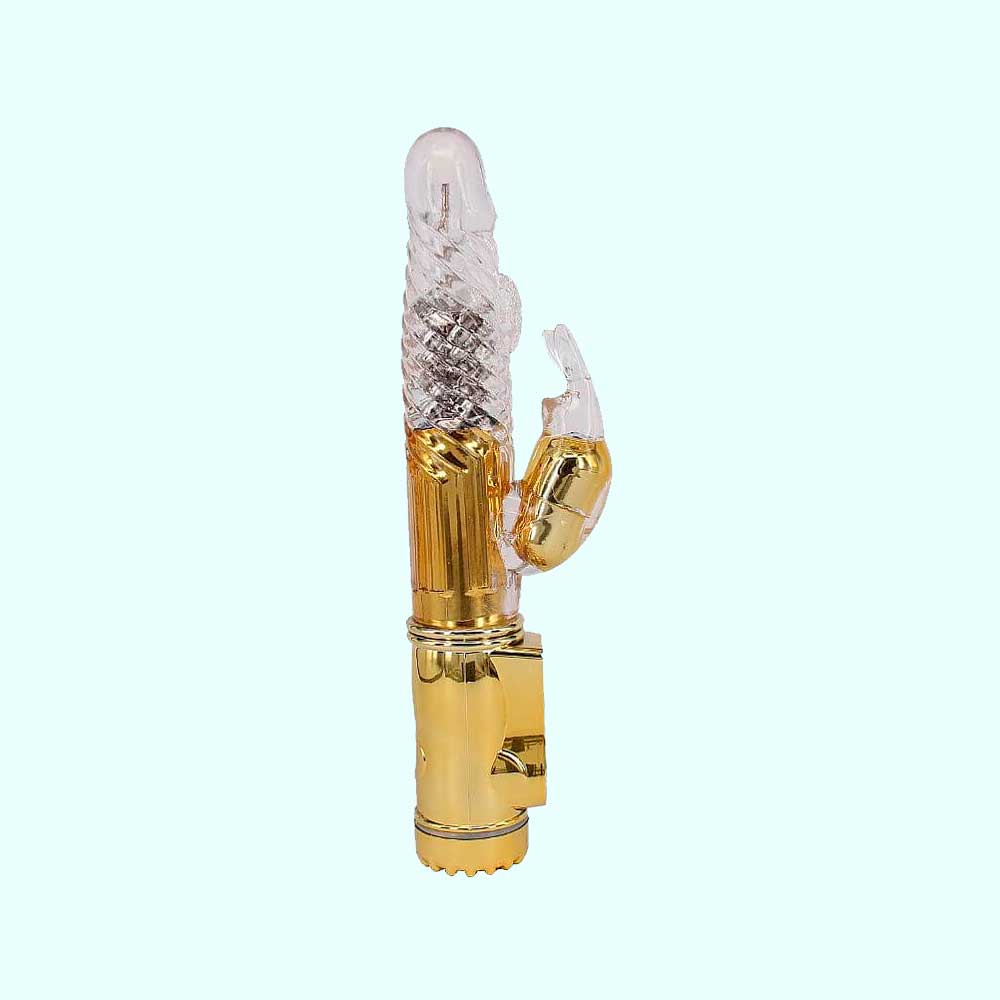 Vibrador Recarregável com 8 Intensidades de Rotação, 36 Modos de Vibração e Estimulador Clitoriano - Sexy Import | 23 x 3 cm | Disponível em 2 Cores - 2