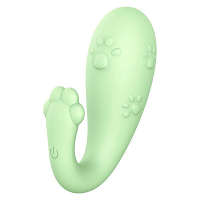 Foto 2 do produto Vibrador em Silicone com 8 Modos de Vibração e Recarregável - Libo Dalmatian | 7,5 x 3,6 cm | Disponível em 2 cores