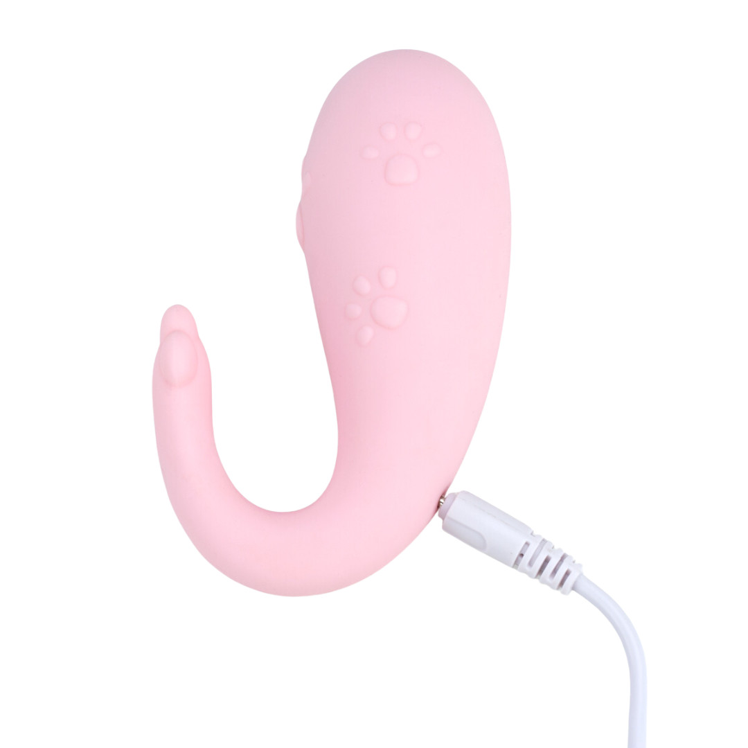 Vibrador em Silicone com 8 Modos de Vibração e Recarregável - Libo Dalmatian | 7,5 x 3,6 cm | Disponível em 2 cores - 7