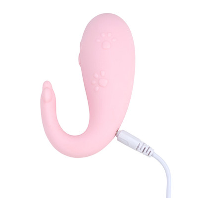 Foto 7 do produto Vibrador em Silicone com 8 Modos de Vibração e Recarregável - Libo Dalmatian | 7,5 x 3,6 cm | Disponível em 2 cores
