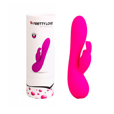 Vibrador Recarregável em Silicone com Estimulador Clitoriano, 12 Modos de Vibração e Sensor de Pressão de Ar - Pretty Love Stanley | Disponível em 2 Cores