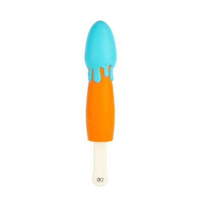 Foto 4 do produto Vibrador Personal em Silicone com Formato de Picolé, 10 Modos de Vibrações e Recarregável - Popsicle | 12 x 4,2 cm | Disponível em 4 Cores
