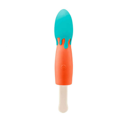 Foto 4 do produto Vibrador Recarregável em Silicone com Formato de Picolé e 10 Modos de Vibrações  - Popsicle | 16 x 4,3 cm | Disponível em 5 Cores