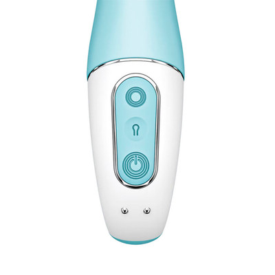 Foto 4 do produto Vibrador de Ponto G Recarregável em Silicone com Haste Inflável e 12 Programas de Vibração - Satisfyer Air Pump Vibrator 5+ | 13 x 4,2 cm
