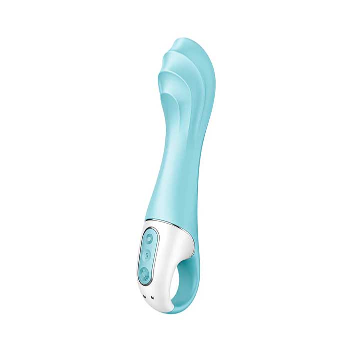 Vibrador de Ponto G Recarregável em Silicone com Haste Inflável e 12 Programas de Vibração - Satisfyer Air Pump Vibrator 5+ | 13 x 4,2 cm - 2
