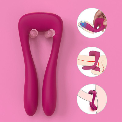 Foto 6 do produto Vibrador Recarregável em Silicone de Ponto G e Clitóris com 9 Modos de Vibração - S-Hande Vanessa | 11,7 x 2,4 cm | Disponível em 2 Cores