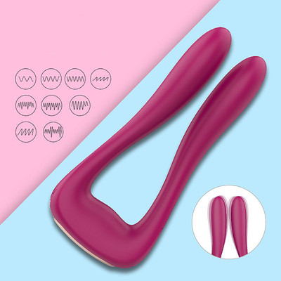Foto 8 do produto Vibrador Recarregável em Silicone de Ponto G e Clitóris com 9 Modos de Vibração - S-Hande Vanessa | 11,7 x 2,4 cm | Disponível em 2 Cores
