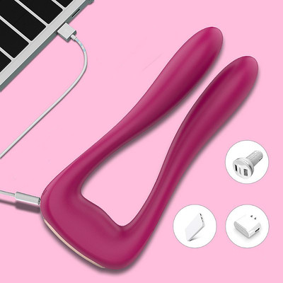 Foto 11 do produto Vibrador Recarregável em Silicone de Ponto G e Clitóris com 9 Modos de Vibração - S-Hande Vanessa | 11,7 x 2,4 cm | Disponível em 2 Cores