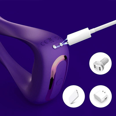 Foto 5 do produto Vibrador Recarregável em Silicone de Ponto G e Clitóris com 9 Modos de Vibração - S-Hande Vanessa | 11,7 x 2,4 cm | Disponível em 2 Cores