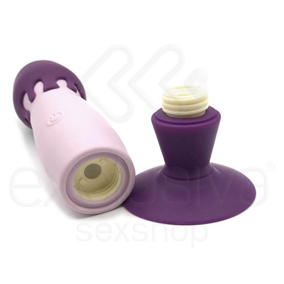 Foto 17 do produto Vibrador Recarregável em Silicone com Ventosa e 10 Modos de Vibração - Love Rouser | 15,3 x 4,3 cm | Disponível em 3 Cores