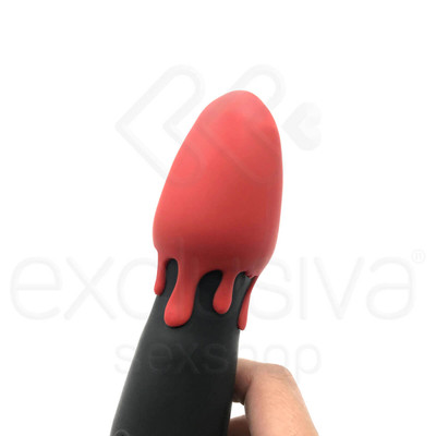 Foto 5 do produto Vibrador Recarregável em Silicone com Ventosa e 10 Modos de Vibração - Love Rouser | 15,3 x 4,3 cm | Disponível em 3 Cores