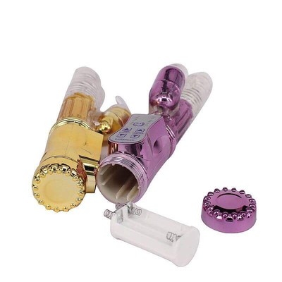 Foto 8 do produto Vibrador Rotativo com 36 Modos de Vibração e Estimulador Clitoriano - 23 x 3 cm | Disponível em 2 Cores