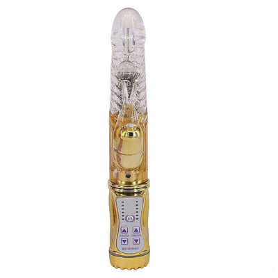 Foto 9 do produto Vibrador Rotativo com 36 Modos de Vibração e Estimulador Clitoriano - 23 x 3 cm | Disponível em 2 Cores