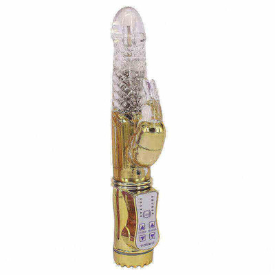 Vibrador Rotativo com 36 Modos de Vibração e Estimulador Clitoriano - 23 x 3 cm | Disponível em 2 Cores