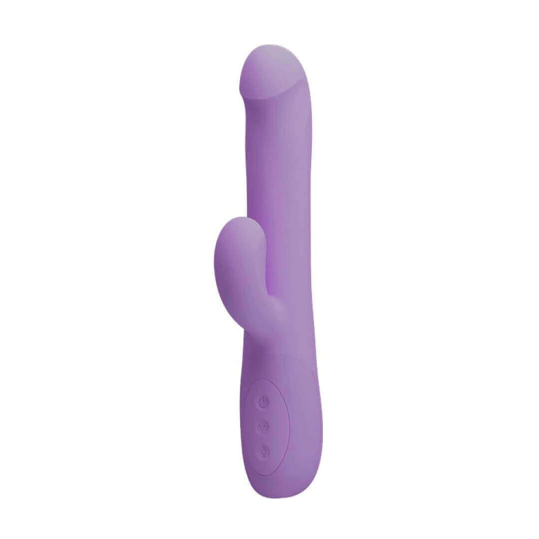 Vibrador Rotativo com Estimulador de Clítoris Recarregável em Silicone com 4 Modos de Rotação e 12 Modos de Vibração - Pretty Love Truman | Disponível em 2 Cores - 5