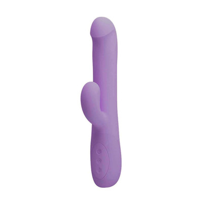 Foto 5 do produto Vibrador Rotativo com Estimulador de Clítoris Recarregável em Silicone com 4 Modos de Rotação e 12 Modos de Vibração - Pretty Love Truman | Disponível em 2 Cores