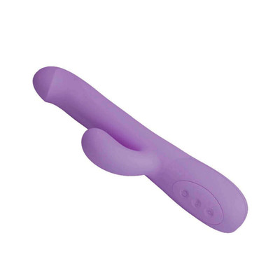 Foto 6 do produto Vibrador Rotativo com Estimulador de Clítoris Recarregável em Silicone com 4 Modos de Rotação e 12 Modos de Vibração - Pretty Love Truman | Disponível em 2 Cores