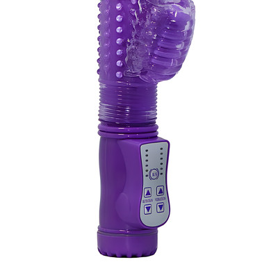 Foto 3 do produto Vibrador Rotativo com Movimento Vai e Vem, 36 Modos de Vibração no Estimulador Clitoriano e Texturas - Jack Rabbit | 11 x 3,4 cm | Disponível em 2 Cores