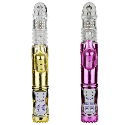 Vibrador em Silicone com 36 Programas de Vibração, 8 Velocidades de Rotação e 8 Modos de Vai e Vem - SI Rotativo | Disponível em 2 Cores