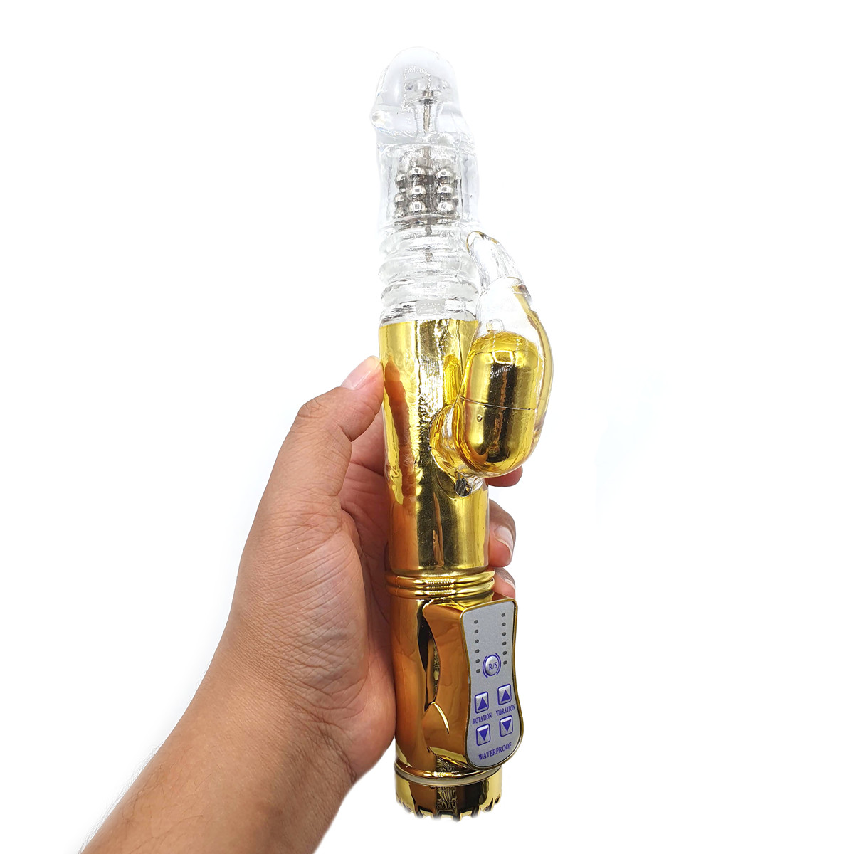 Vibrador em Silicone com 36 Programas de Vibração, 8 Velocidades de Rotação e 8 Modos de Vai e Vem - SI Rotativo | Disponível em 2 Cores - 8