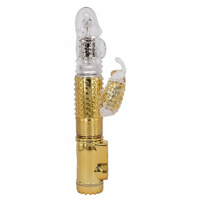 Foto 2 do produto Vibrador Rotativo com 7 Velocidades, Movimento Vai e Vem, 36 Modos de Vibração e Nódulos Massageadores - SI Jack Rabbit | 11 x 3,5 cm | Disponível em 2 Cores