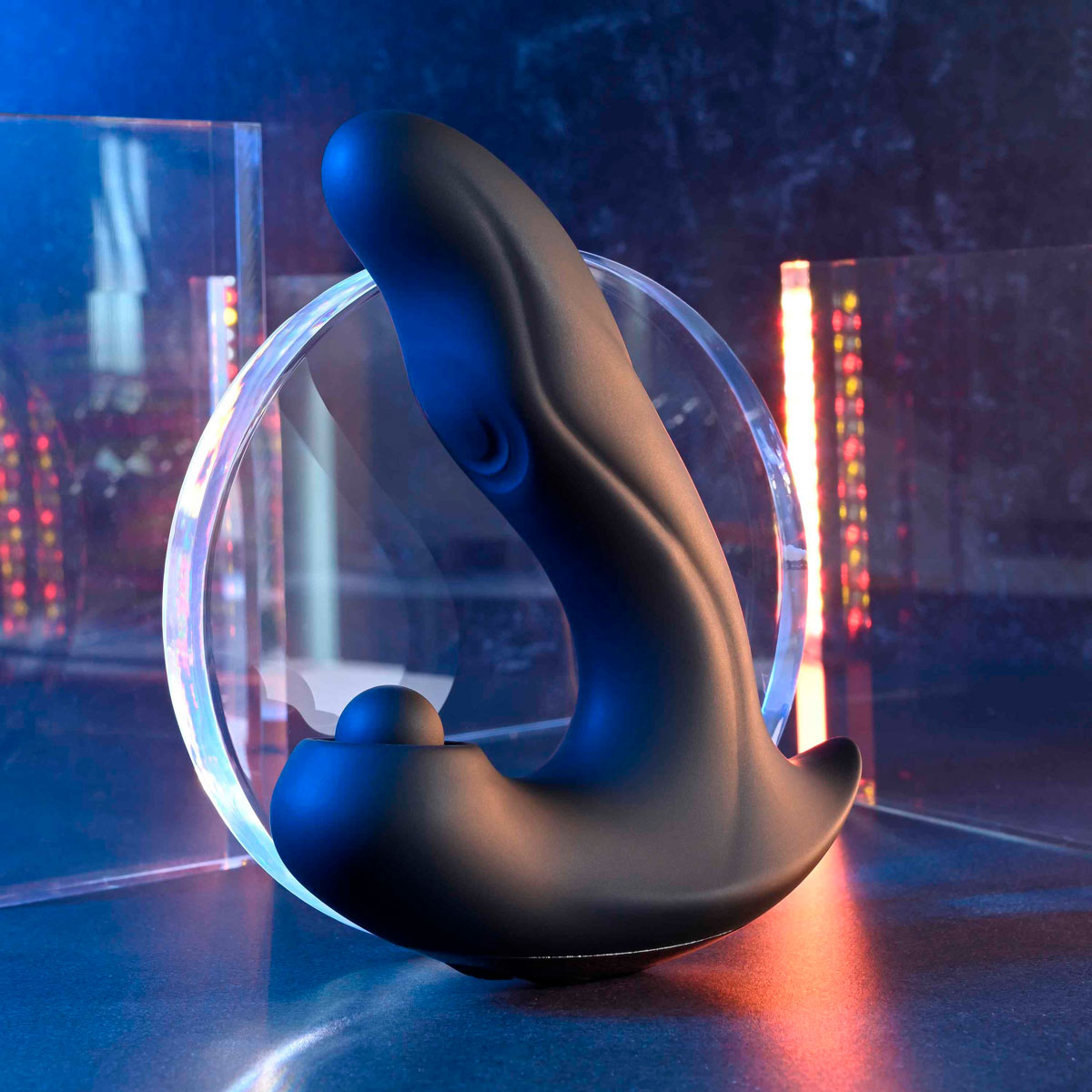 Vibrador em Silicone com 10 Modos de Vibração, 5 Tipos de Estímulos, 3 Motores e Carregamento Via Cabo USB - Gender X Mad Tapper | 10 x 3,4 cm - 1