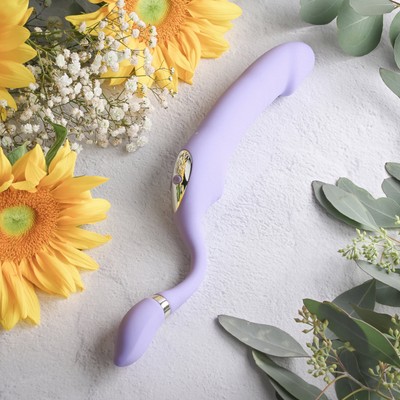 Foto 3 do produto Vibrador em Silicone com 2 Extremidades, 2 Motores e 10 Modos de Vibração - Gender X  Orgasmic Orchid | 12 x 3,7 cm