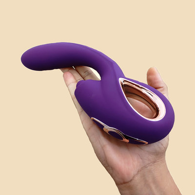 Vibrador em Silicone com 20 Modos de Vibração, Pulsação, Estimulador de Clitóris e Ponto G - Adão & Eva | 15 x 3,3 cm | Disponível em 2 Cores
