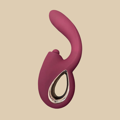 Foto 2 do produto Vibrador em Silicone com 20 Modos de Vibração, Pulsação, Estimulador de Clitóris e Ponto G - Adão & Eva | 15 x 3,3 cm | Disponível em 2 Cores