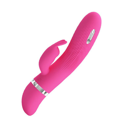 Foto 3 do produto Vibrador em Silicone com 7 Modos de Vibração e Função de Eletro Choques - Pretty Love Ingram | 19,2 x 3,5 cm