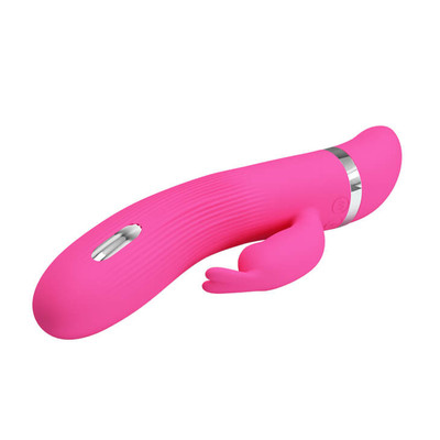 Foto 6 do produto Vibrador em Silicone com 7 Modos de Vibração e Função de Eletro Choques - Pretty Love Ingram | 19,2 x 3,5 cm