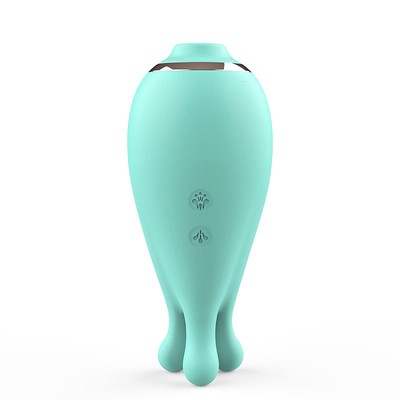 Foto 2 do produto Vibrador em Silicone com 9 Modos de Pulsação, 9 Níveis de Rotação e Carregamento Via Cabo USB - S-Hande Kraken | Disponível em 2 Cores