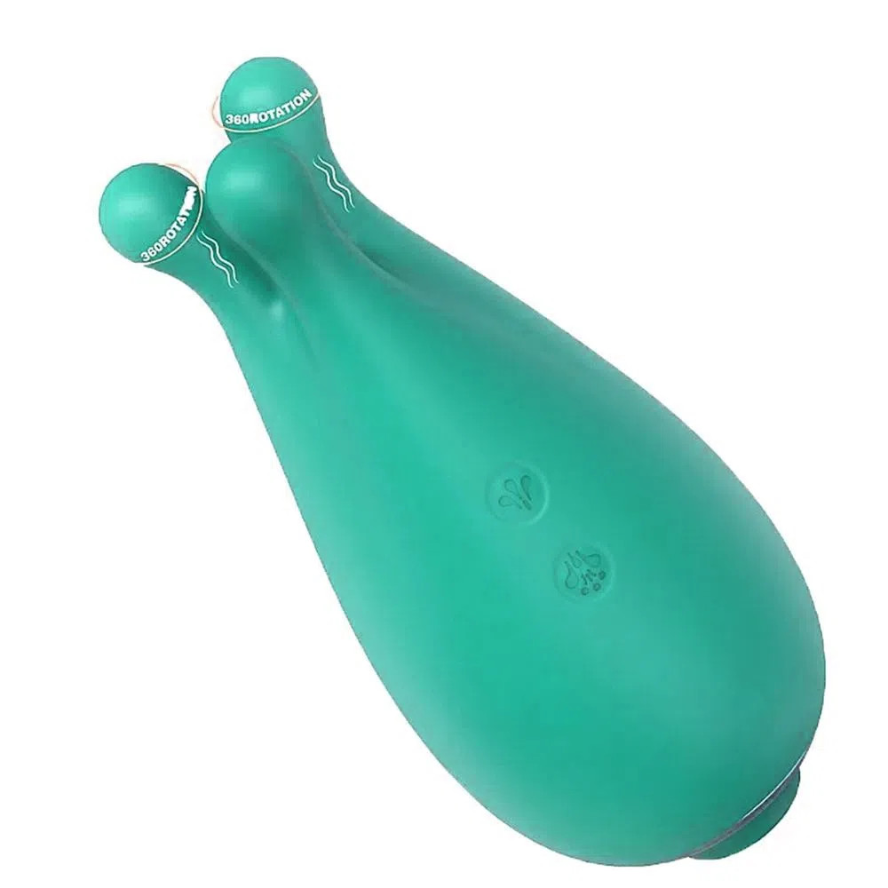 Vibrador em Silicone com 9 Modos de Pulsação, 9 Níveis de Rotação e Carregamento Via Cabo USB - S-Hande Kraken | Disponível em 2 Cores - 3