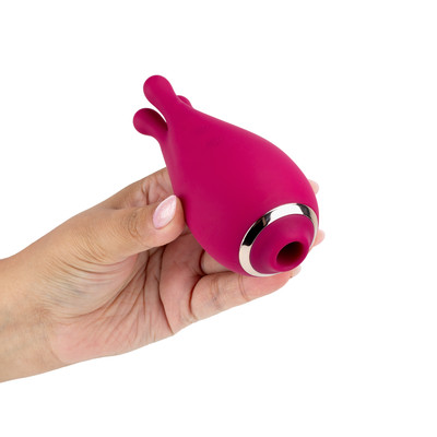 Vibrador em Silicone com 9 Modos de Pulsação, 9 Níveis de Rotação e Carregamento Via Cabo USB - S-Hande Kraken | Disponível em 2 Cores