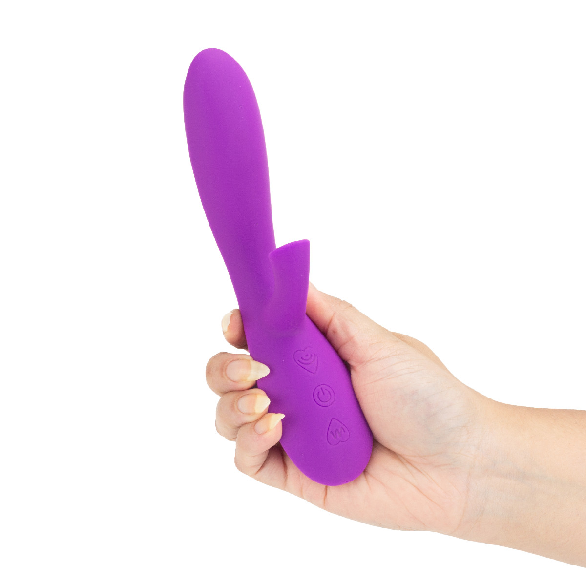 Vibrador em Silicone Aveludado com 12 Modos de Vibração, 12 Tipos de Sucções e Carregamento via Cabo USB - Man Nuo Moncy | Disponível em 2 Cores - 8