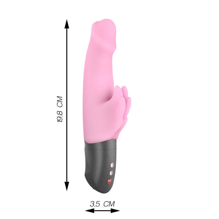 Vibrador em Silicone com Estimulador de Clítoris e 6 Modos de Vibração - Fun Factory Wicked Wings | 19,8 x 3,5 cm | 2 Cores - 3