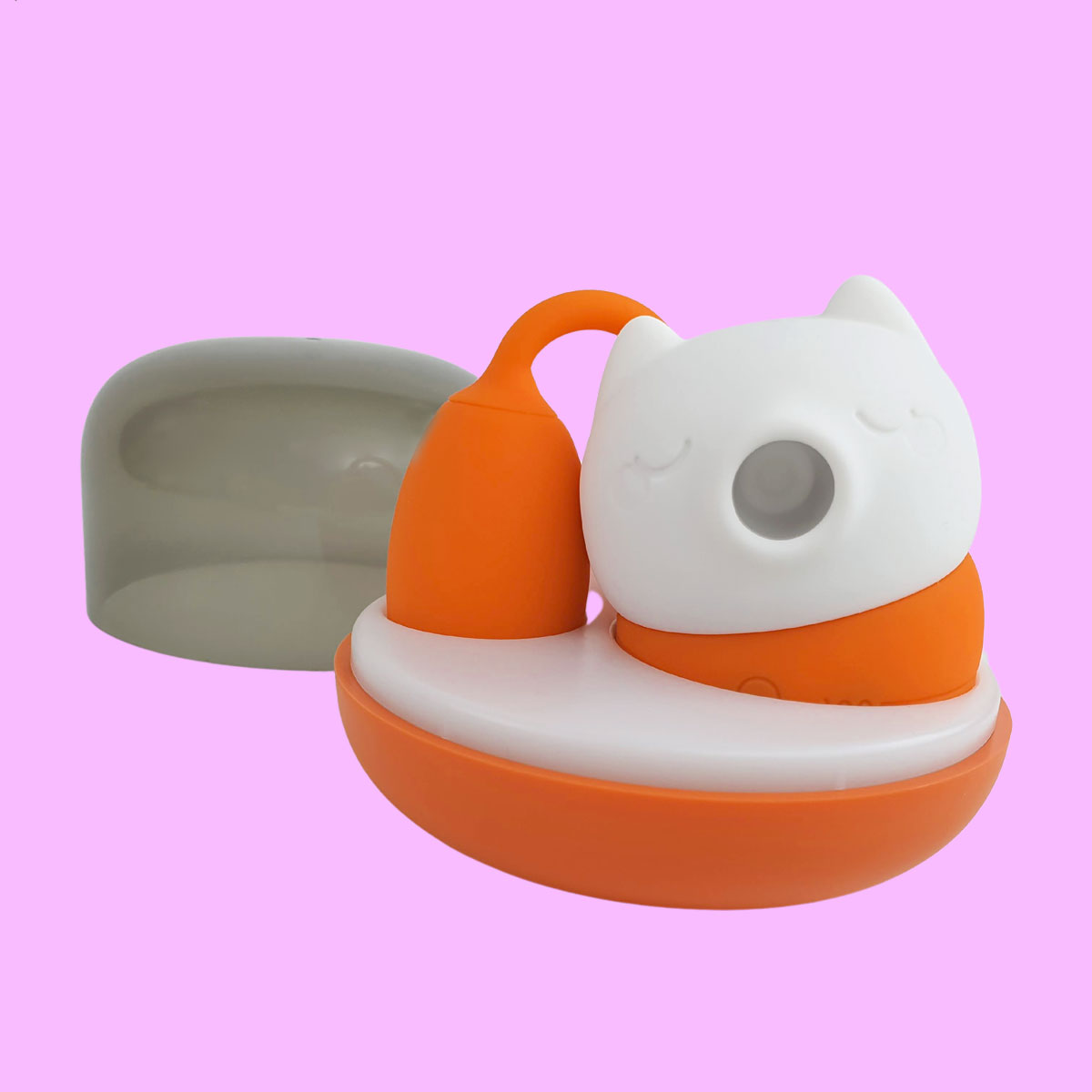 Vibrador em Silicone no Formato de Gatinho Estimulador de Ponto G e Clitóris com 10 Modos de Vibrações e Pulsações - SI Gatinho | 5,5 x 4,6 cm - 2