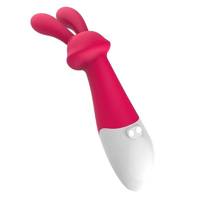 Foto 5 do produto Vibrador em Silicone com Orelhas Estimuladoras com 10 Modos de Vibrações - NV Toys Firefox | 19 x 4 cm