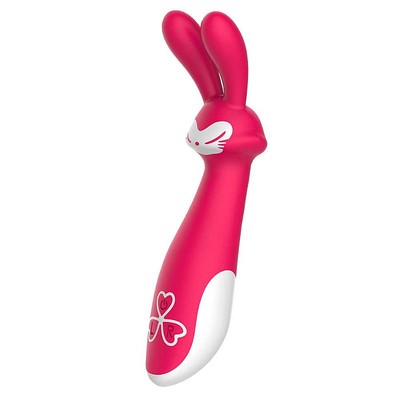 Foto 3 do produto Vibrador em Silicone com Orelhas Estimuladoras com 10 Modos de Vibrações - NV Toys Firefox | 19 x 4 cm