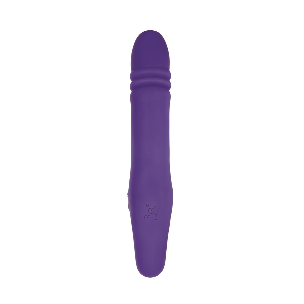 Vibrador Strap On Recarregável com 7 Modos de Vibração e 4 Pulsações - Adam & Eve "Eve's Ultimate Thrusting Strapless Strap-On" | 14,3 x 3,6 cm | 9,1 x 3,7 cm - 8