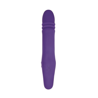 Foto 8 do produto Vibrador Strap On Recarregável com 7 Modos de Vibração e 4 Pulsações - Adam & Eve "Eve's Ultimate Thrusting Strapless Strap-On" | 14,3 x 3,6 cm | 9,1 x 3,7 cm